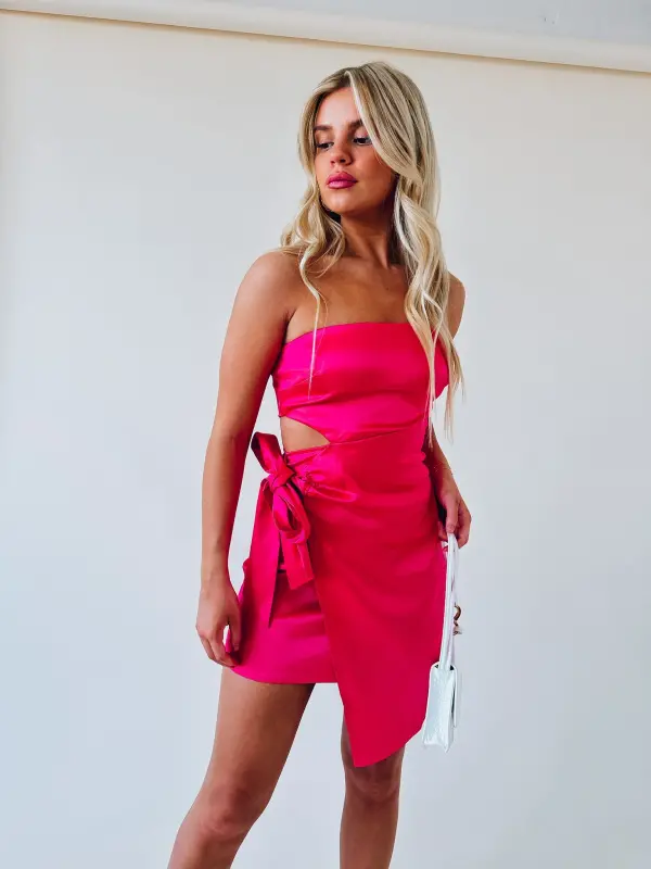 Gianna Cut Out Mini Dress-82827