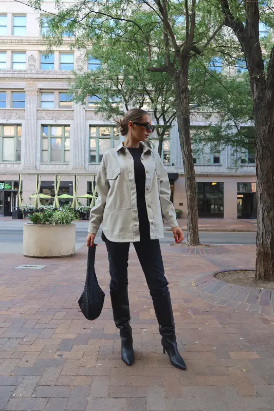 Rachelle Faux Leather Jacket-94249