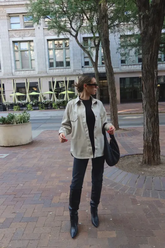 Rachelle Faux Leather Jacket