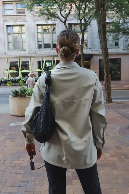 Rachelle Faux Leather Jacket