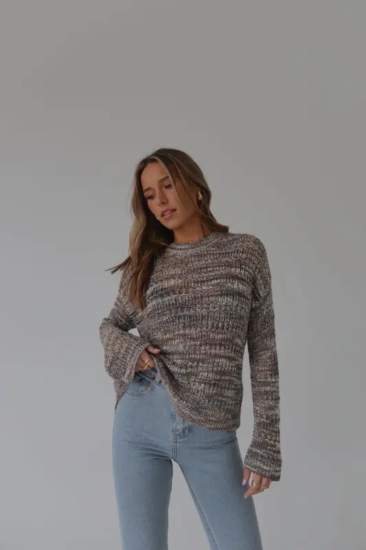 Remi Crochet Long Sleeve Top