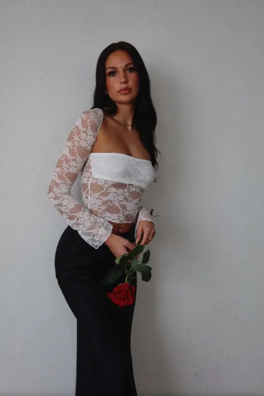 Shae Lace Two Piece Bolero Set