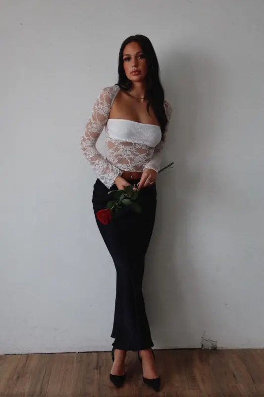 Shae Lace Two Piece Bolero Set