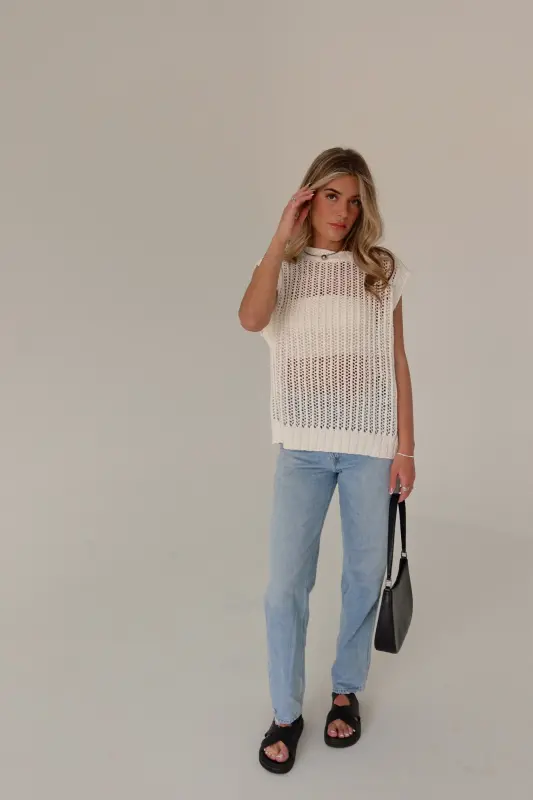 Vickie Loose Fit Sweater Vest