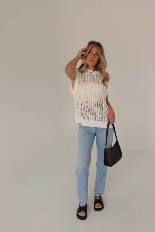 Vickie Loose Fit Sweater Vest